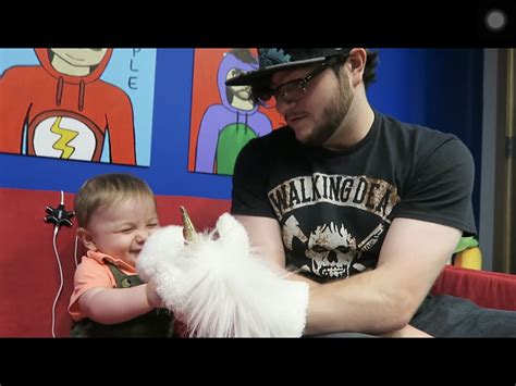 skydoesminecarft|did skydoesminecraft get his son.